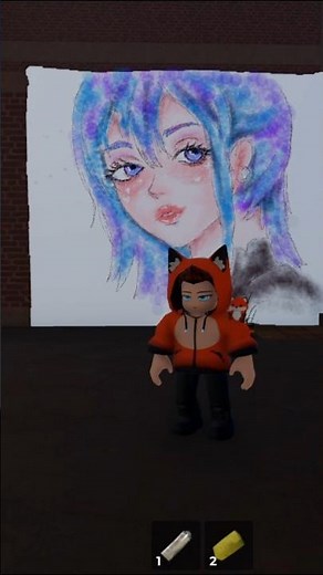 Roblox - Spray paint✨♥️♥️ (pt:-1)#roblox #art #drawing #shorts #painting