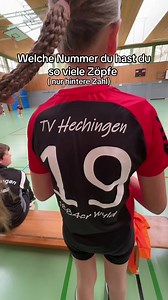 Handball Zöpfe: Welche Nummer hast du? (Hintere Zahl)