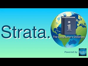 Strata. The Geographer’s Dictionary. Powered by ‪@GeographyHawks‬