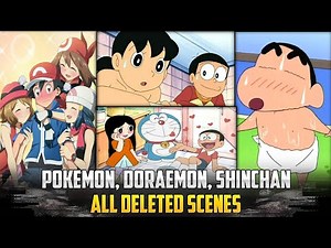 Pokemon, Doraemon, shinchan All Unknown Deleted Scenes| Unseen Episode Of Popular Anime 🥰