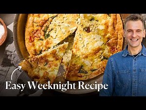 Tomato and Spinach Frittata | The Best Eggs-for-Dinner Recipe