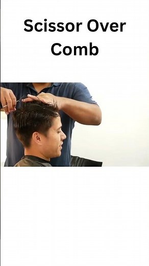 Master Scissor Over Comb ✂️ | Step-by-Step Cutting Guide #shortsfeed