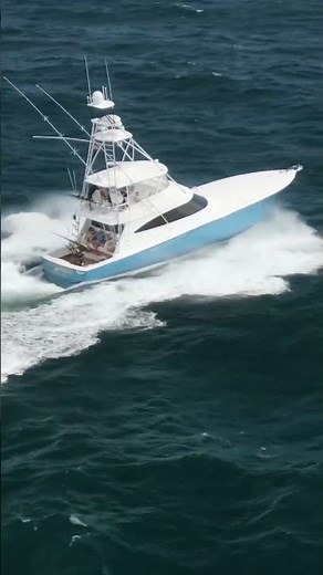 Viking 68’ headed out in some Rough Seas