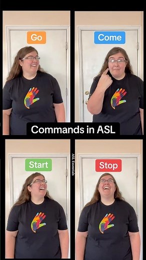 🫵 How to sign come, go, start, and stop in ASL | ASL Essentials