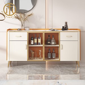 [Hot Item] American Light Luxury Slate Side Table for Living Room