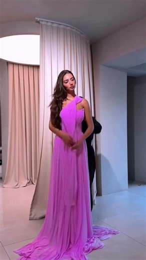 To order this lilac dress DM reineecouture A sculpted lilac couture gown designed with a structured
