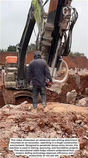 Extreme Rock Drilling Machine – Heavy Construction Power!