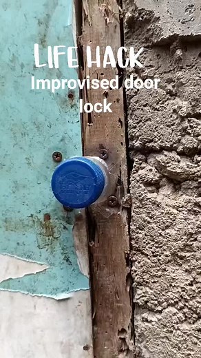 DIY Bottle Cap Lock: How to Secure Your Door with a Plastic Bottle