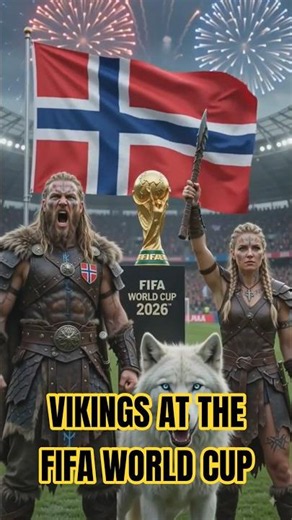 When Vikings Enter the Fifa World Cup🇳🇴|Ro Mot Nord #Norway #nordicmusic #viking #fifa #socceranthem