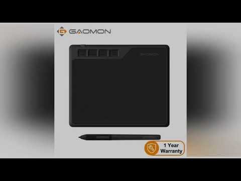 6.5x4 Inch GAOMON S620 Graphics Tablet Portablet Art Writing Board Easy Android Phone Connection, Pe