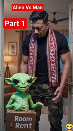 👽 Ek Alien Room Rent Maangne Aa Gaya! 😂 Ghar Me Ban Gaya Mera Roommate | Part 1 #shorts