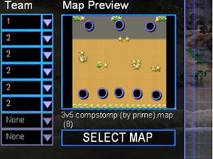 3v5 Compstomp Map V3 addon - Generals Zero Hour: Shell Maps mod for C&C: Generals Zero Hour
