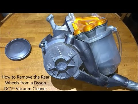 How to Remove the Rear Wheels From a Dyson DC19 Vacuum Cleaner