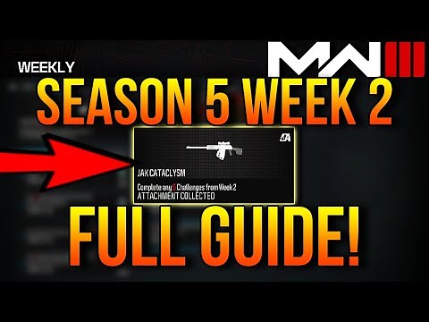 How To Complete ALL SEASON 5 WEEK 2 Challenges MW3 (Multiplayer)!