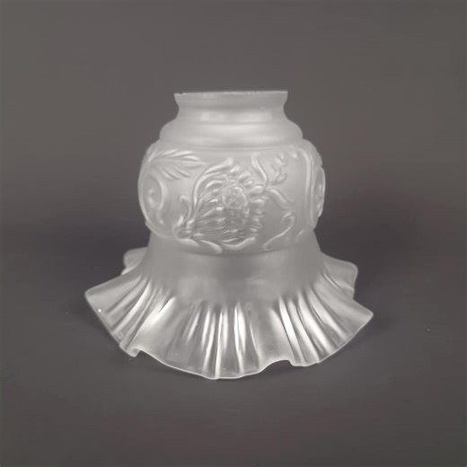 Vintage Art Nouveau Style Frosted Glass Lamp Shade 2.25" (2 1/4") Fitter - Etsy