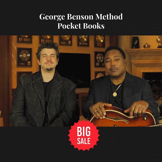 Take your jazz, soul, and R&B vocabulary to the next level with the best melodic ideas created by George Benson and his protege, Peter Farrell. Easy to use with fast, effective results! It includes audio files, musical notation, tabs, and George’s fingering and picking instructions. Click the link to purchase now! | The George Benson Method by Peter Farrell