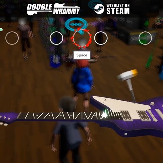 Double Whammy on Instagram: "Refretting mini game #DoubleWhammyGame #guitar #indiegame #indiedev #ue5 #guitarshop #rhythmgame #screenshotsaturday"