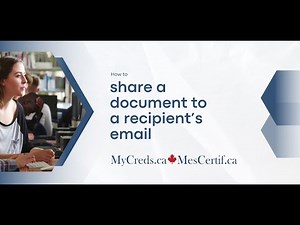 How to share a document to recipient's email