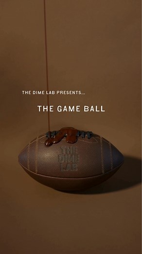 Just dropped: The Game Ball 🍫🏈 Our new chocolate brown football is built to dominate. What makes it a game-changer? 🧤 All-weather grip material ✋ Raised textured laces for confident control ➰ Stitched stripes for extra grip points 🏆 Pro-level design that looks as good as it plays From NFL QB Kurt Benkert. Premium where it counts. 👉 Shop The Game Ball now—fresh off the launch. | The Dime Lab