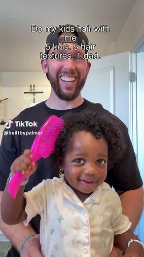 Yep dad not only washes, he styles as well! I am using Camille Rose products for textured and curly hair on the kids because it is good for all of the kids different hair textures. Plus, @CAMILLE ROSE kids of any age (even Lion) and keeps their scalps healthy and hair shiny. Pick up these products at @target , @CVS Pharmacy and @Walmart