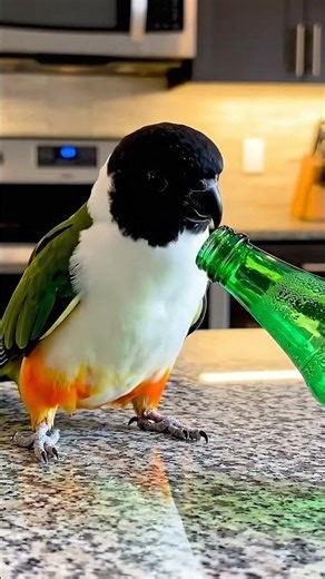 Beatboxing Caique: Nature's Sound Machine!