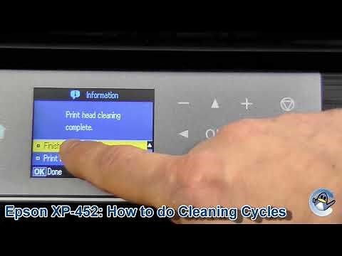 Epson XP-452/XP-455: How to do Printhead Cleaning and Deep Cleaning Cycles to Improve Print Quality