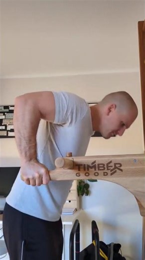 Home Gym Must-have: Dips on Timbergood Wooden Wall Bars by ‪@monkeythekuba‬
