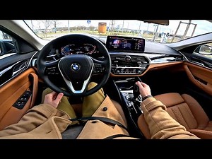 2022 BMW 530i [ 2.0l 252Hp ] POV Test Drive | Fuel consumption