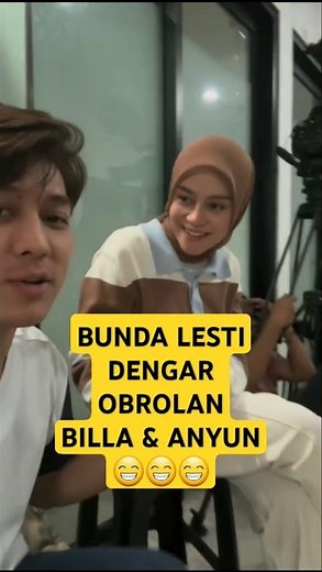 LESTI NGAKAK DENGAR OBROLAN BILLAR DAN ANYUN😁#leslar #rizkybillardanlesti