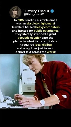 How Sending An Email Worked In 1986