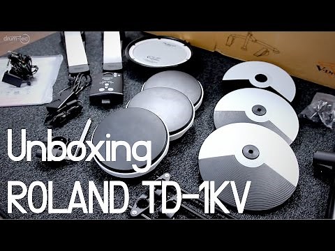 drum-tec presents: Roland TD-1KV electronic drum kit unboxing, setup & playing
