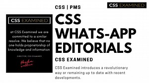 39K views · 93 reactions | WhatsApp Editorials Group will summarize daily Foreign Affairs, Foreign Policy, Economic Times, The Times, Tribune & Dawn Articles for CSS Students. Contact - 0316-4188663 or 0336-0556999 | CSS Examined | Facebook