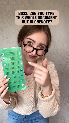 4.7K views · 86 reactions | Paper files to OneNote text?! 盧茶 #OneNote #productivityhacks | Miss Excel | Facebook