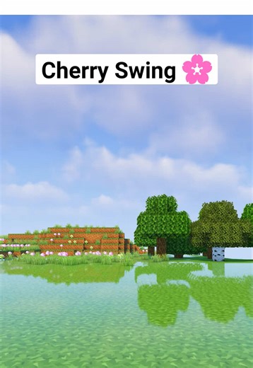 Minecraft Cherry Swing Tutorial: Build Your Own
