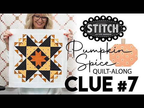 Pumpkin Spice Quilt-Along | Clue #7 | Lisa Bongean | Primitive Gatherings