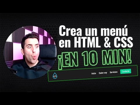 Como hacer un menú de Navegación en HTML y CSS [Fácil]