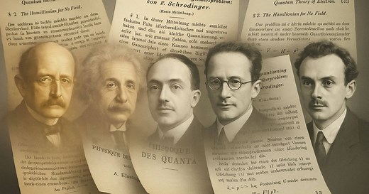 Los 30 años que forjaron la física cuántica a través de los artículos originales: desde Planck hasta Dirac