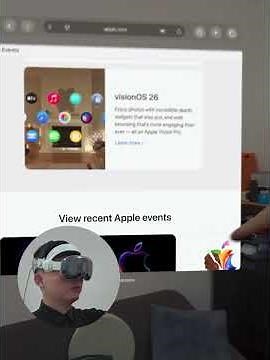 看一眼就翻页，双手解放爽到飞起👀📄#眼球追踪 #苹果黑科技 #自动翻页 #visionOS26 #WWDC2025 #空间交互 #未来科技 #人机融合 #苹果系统 #视觉科技
