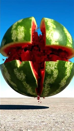 CRAZY Watermelon Explosion 💥 in 1000 FPS! #Shorts #Satisfying