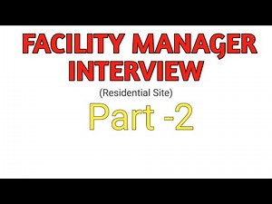 Facility Manager Interview