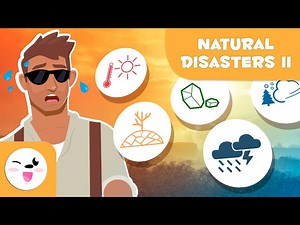 NATURAL DISASTERS for Kids  DROUGHT  HEAT WAVE  AVALANCHE   LANDSLIDE  STORM - Videos For Kids