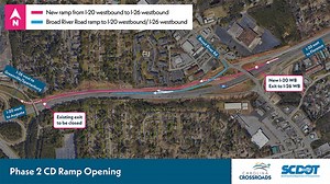 SCDOT unveils new I-20 West ramp in Carolina Crossroads Phase 2