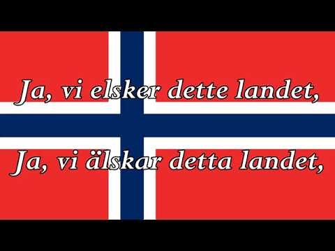 Svensk text - Ja, vi elsker dette landet - Norges Nationalsång