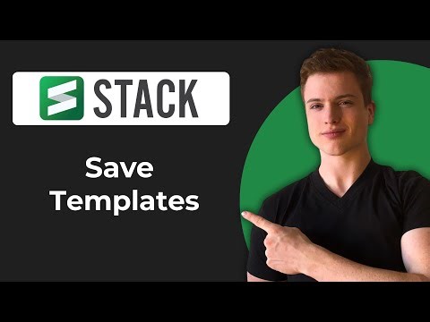How To Save Estimate Templates In Stack (Full Guide)