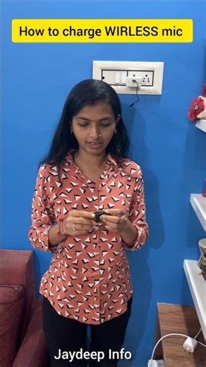 How To Charge WIRLESS mic #shorts #wirelessmicrophone #chargekaisekare