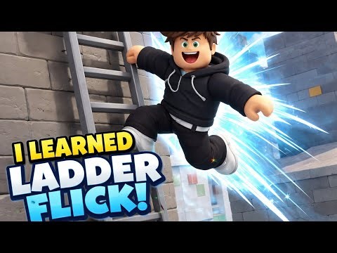 I Finally learn Ladder Flick in #roblox 
