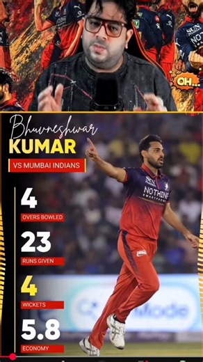 Bhuneshwar kumar ki Gazab ki Bølling 💥 RCB VS MI ⚡ #rcbvsmi #2026 #ipl #cricketlover #viratkohli