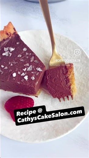 Vegan Tofu Chocolate Pie #VeganDessert #ChocolatePie