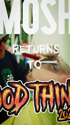 Mullet or mohawk? You’ve got 2 days to decide. Find Mosh, our official online healthcare partner, in between sets at The Do-Over. Their barbers will be cutting free mullets and mohawks all damn day. Don't miss it. Melbourne, Sydney, Brisbane. See you soon. | Good Things Festival