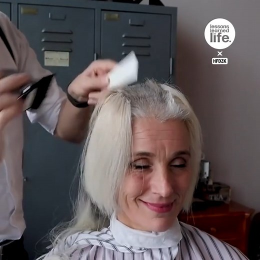 This lady takes on a bold new hairstyle | Lessons Learned In Life